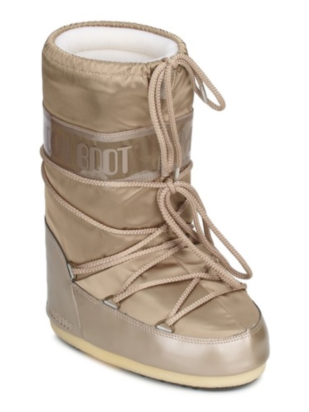MOON BOOT Moon Boot Glance Men Size US 11-12.5 EU Size 45-47 Color Platinum NEW!